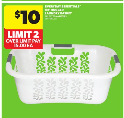 EVERYDAY ESSENTIALS™ HIP HUGGER LAUNDRY BASKET