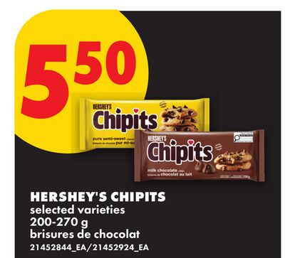 HERSHEY'S CHIPITS, 200-270 G