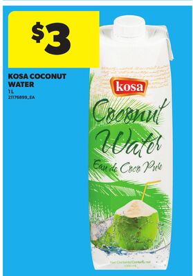 KOSA COCONUT WATER, 1 L