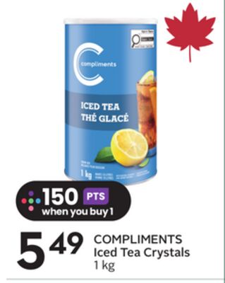 COMPLIMENTS Iced Tea Crystals