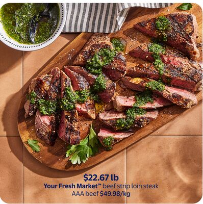 Your Fresh Market™ Beef Strip Loin Steak
