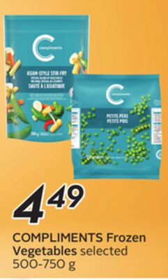 COMPLIMENTS Frozen Vegetables