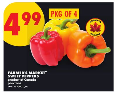 FARMER'S MARKET™ SWEET PEPPERS, PKG OF 4