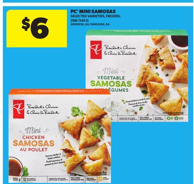 PC® MINI SAMOSAS, 288/345 G