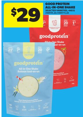 GOOD PROTEIN ALL-IN-ONE SHAKE, 440 G