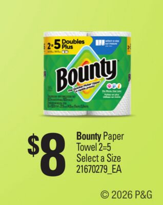 BOUNTY PAPER TOWEL 2=5