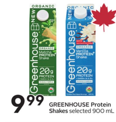 GREENHOUSE Protein Shakes