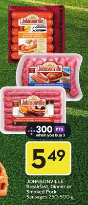 Breakfast, Dinner or Smoked Pork Sausages