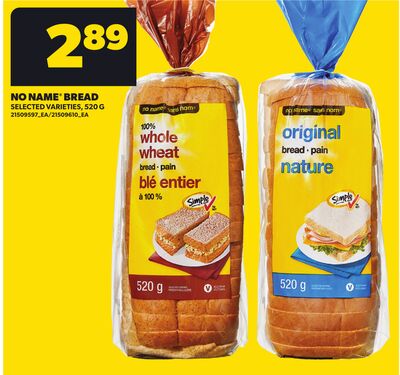 NO NAME® BREAD, 520 G