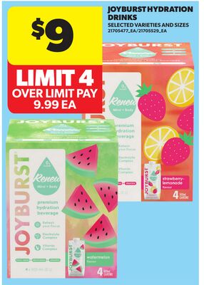 JOYBURST HYDRATION DRINKS