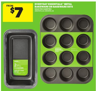 EVERYDAY ESSENTIALS™ METAL BAKEWARE OR BAKEWARE SETS