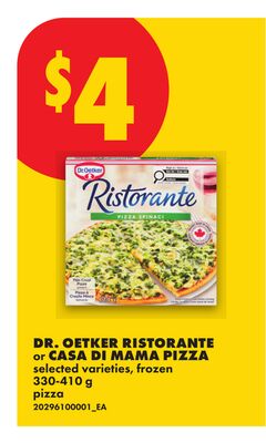 DR. OETKER RISTORANTE OR CASA DI MAMA PIZZA, 330-410 G