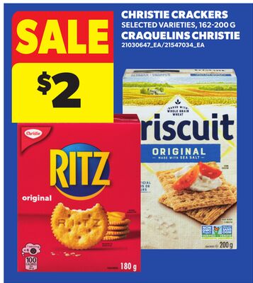CHRISTIE CRACKERS, 162-200 G