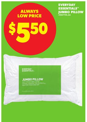 EVERYDAY ESSENTIALS™ JUMBO PILLOW