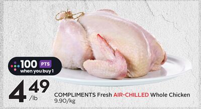 COMPLIMENTS Fresh AIR-CHILLED Whole Chicken