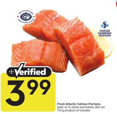 Fresh Atlantic Salmon Portions