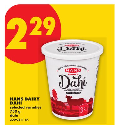 HANS DAIRY DAHI, 750 g