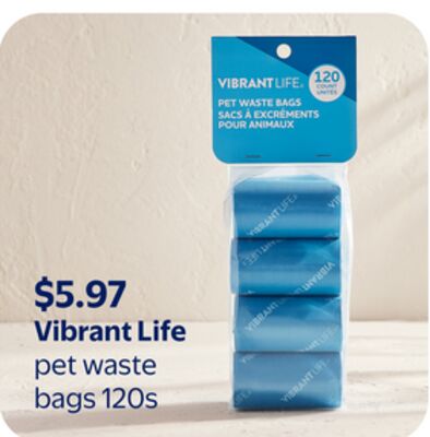 Vibrant Life Pet Waste Bags