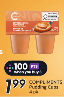 COMPLIMENTS Pudding Cups