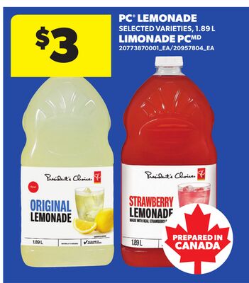 PC® LEMONADE, 1.89 L