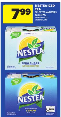 NESTEA ICED TEA, 12X341 ML