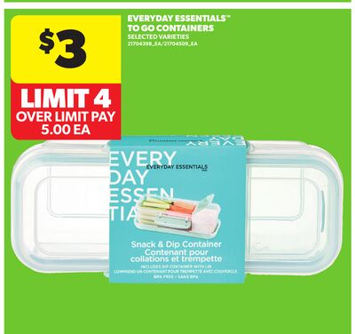 EVERYDAY ESSENTIALS™ TO GO CONTAINERS