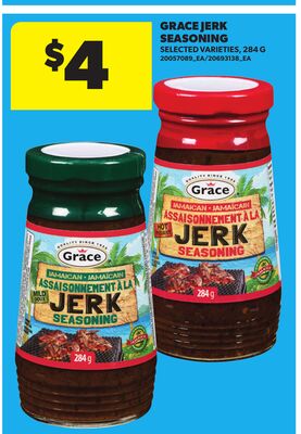 GRACE JERK SEASONING, 284 G