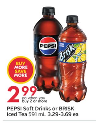 Soft Drinks or Iced Tea