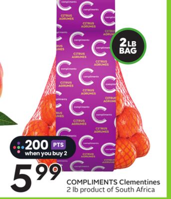 COMPLIMENTS Clementines