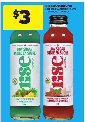 RISE KOMBUCHA, 414 ML