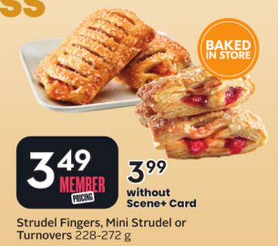 Strudel Fingers, Mini Strudel or Turnovers