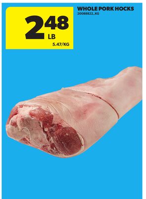 WHOLE PORK HOCKS
