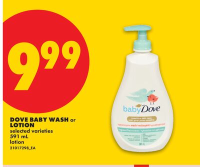 DOVE BABY WASH or LOTION, 591 ml