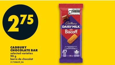 CADBURY CHOCOLATE BAR, 90 g