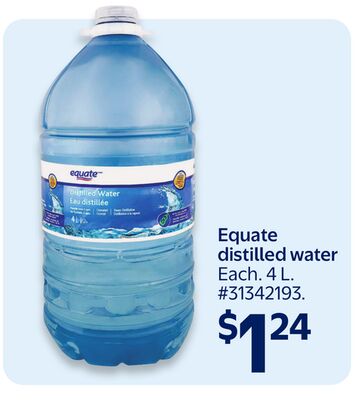 Equate distilled water