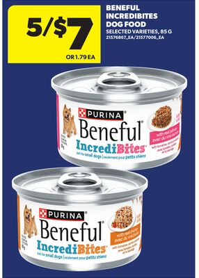 BENEFUL INCREDIBITES DOG FOOD, 85 G