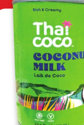 Thai Coco coconut milk or coconut cream