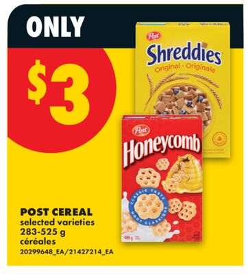 POST CEREAL, 283-525 g