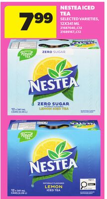 NESTEA ICED TEA, 12X341 ML