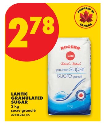 LANTIC GRANULATED SUGAR, 2 kg