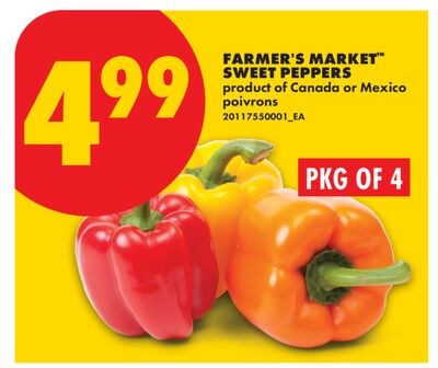 FARMER'S MARKET™ SWEET PEPPERS, PKG OF 4