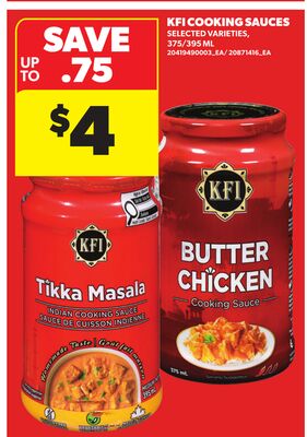 KFI COOKING SAUCES, 375/395 ML