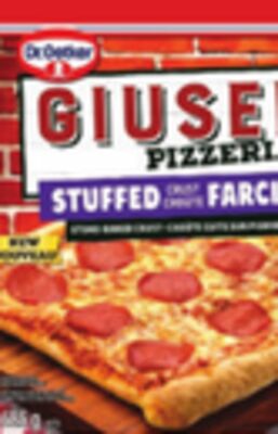 Dr. Oetker Suprema Suprema or Giuseppe Pizzeria stuffed crust frozen pizza