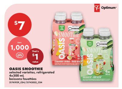 OASIS SMOOTHIE, 4X300 ML