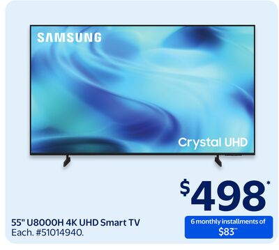 55" U8000H 4K UHD Smart TV