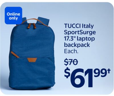TUCCI Italy SportSurge 17.3" laptop backpack