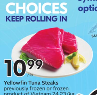Yellowfin Tuna Steaks