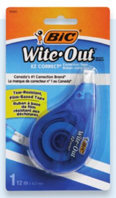 BIC Wite-Out correction fluid or tape