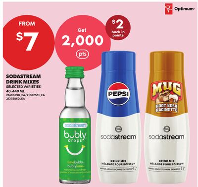 SODASTREAM DRINK MIXES, 40-440 ML