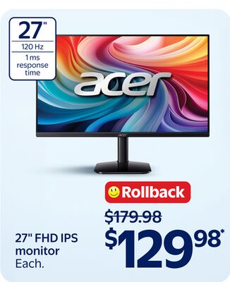 27" FHD IPS monitor